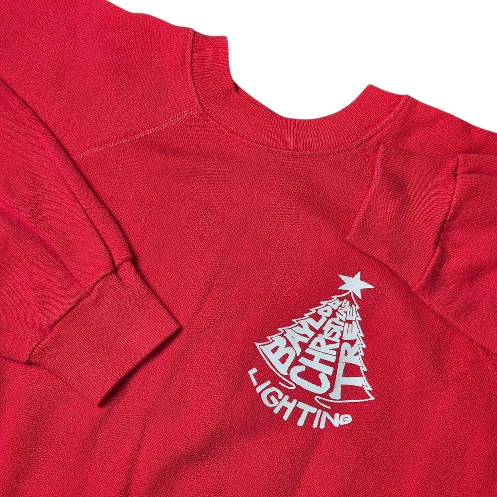 VTG Hanes Womens Large Baylor Christmas Crewneck Sweatshirt Made in USA‎